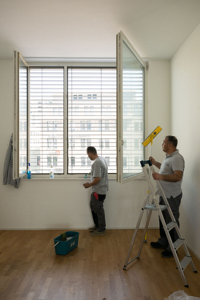 Professionelle Reinigung nach dem Umzug
